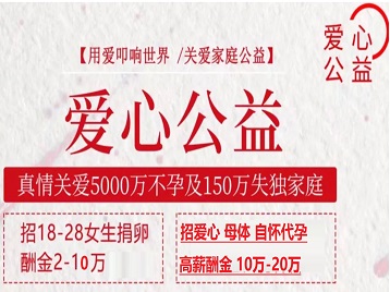 临桂捐卵助孕生子 爱心志愿者招募